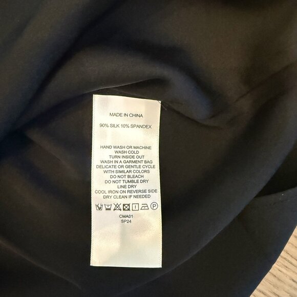 Quince Washable Stretch Silk Tee—Size M, NWT - Picture 5 of 6